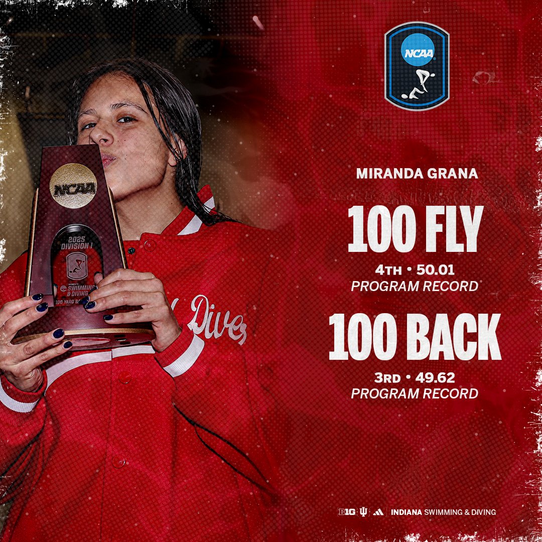 Dominated the double. ✌️

Two events. Two program records.