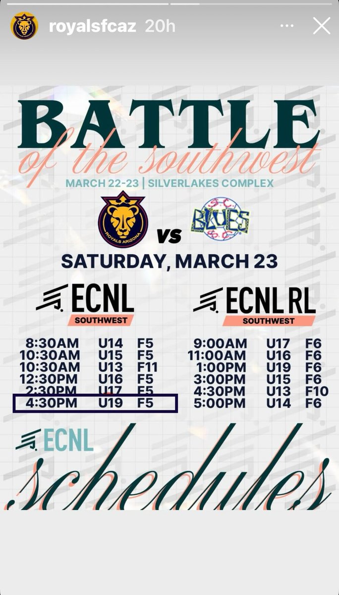 Cali. Battle of Southwest. <a href="/UtahRoyalsFC/">Utah Royals FC</a> <a href="/ECNLgirls/">ECNL Girls</a> #ecnlgirls