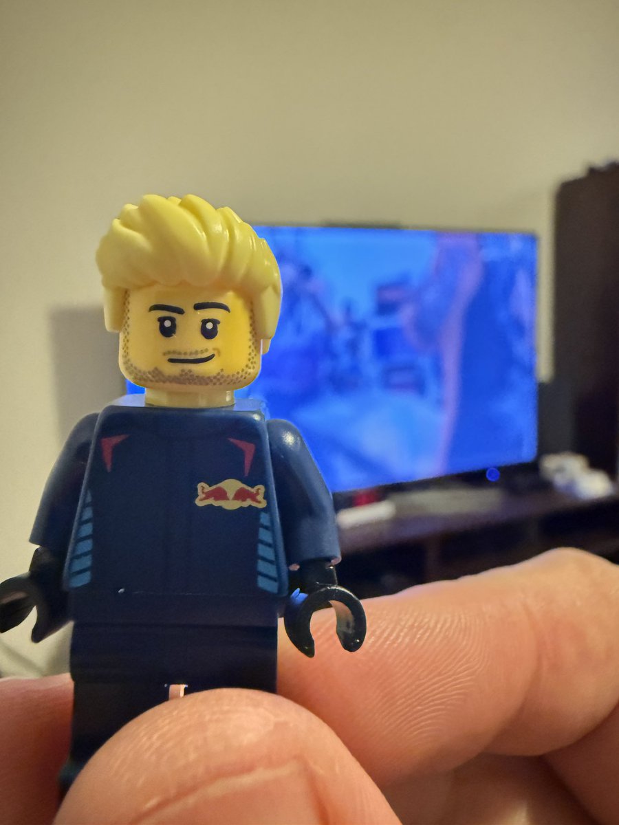 becoull1's tweet photo. The Lego Redbull driver supports Charch @yegsportstalk @nielsonTSN1260 @Lieutenant_Eric @JoaquinGage31 @YouTube_Trev https://t.co/wzV8Qok8Gi