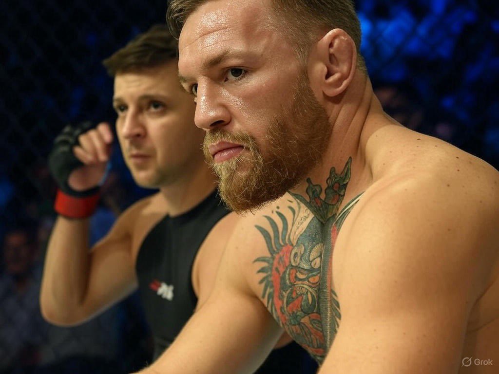 MisterAP7's tweet photo. When MMA fighters start talking about becoming president, I’m instantly reminded that a comedian in heels once became the President of Ukraine. https://t.co/yVoqNbNc29