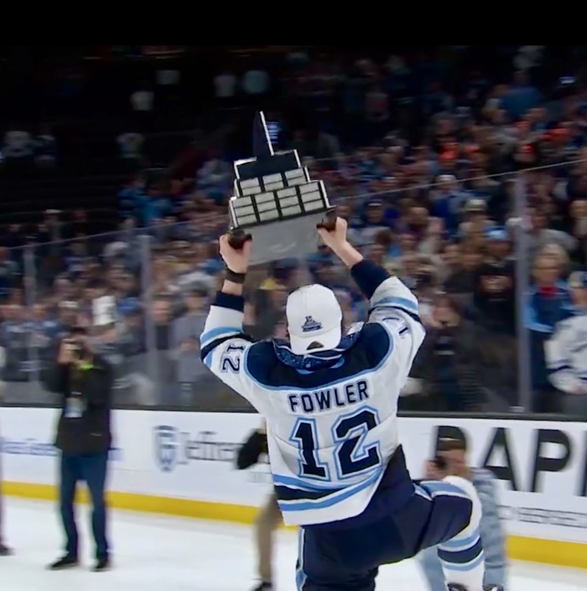 TewksburyPD's tweet photo. Congratulations to Tewksbury’s Owen Fowler and the University of Maine for winning the Hockey east Championship!!!  Fowler was also named to the Hockey East All Tournament Team! 

Go get the natty! https://t.co/BzwrNCdbI9