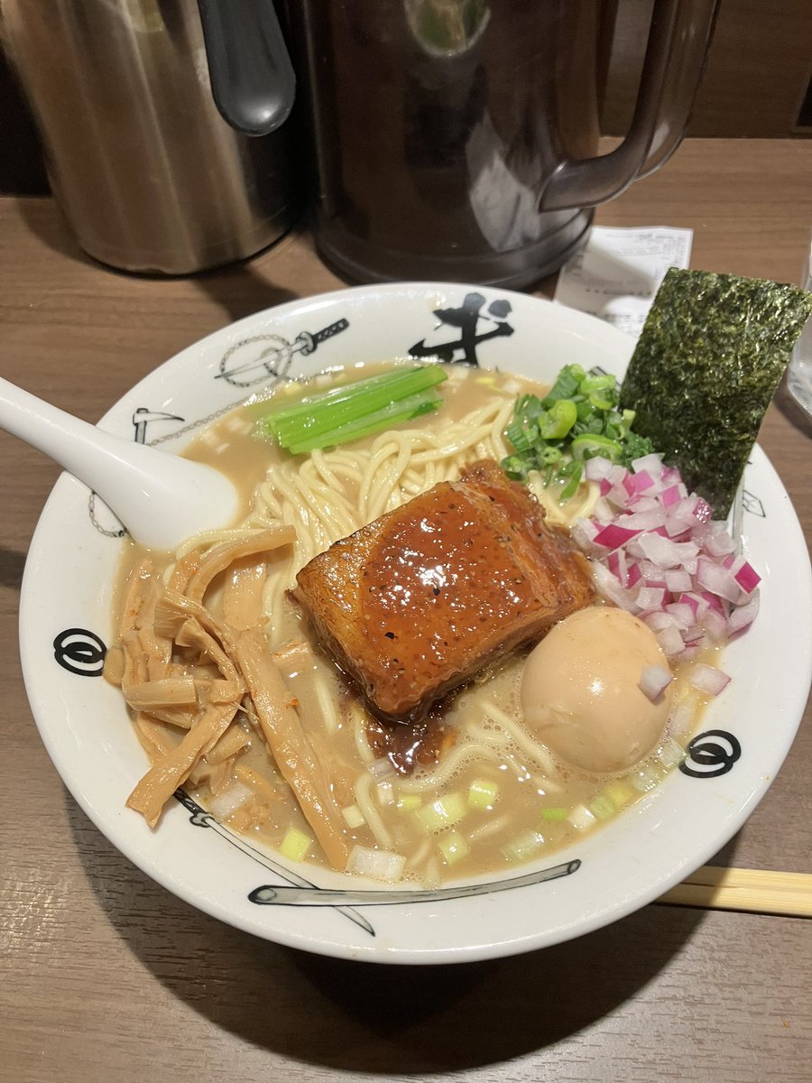 麺屋武蔵で腹ごしらえ🍜