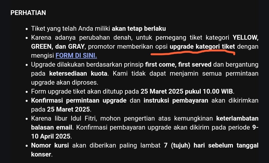 Apaan solusinya cuma upgrade tiket. Bener bener dzolim ya Anda <a href="/mecimapro/">MCP</a> Makan uang haram Anda. Nggak ikhlas saya sampai ubun ubun. Adain opsi refund nggak! 🫵🏻
#MECIMA_NOT_PROfessional