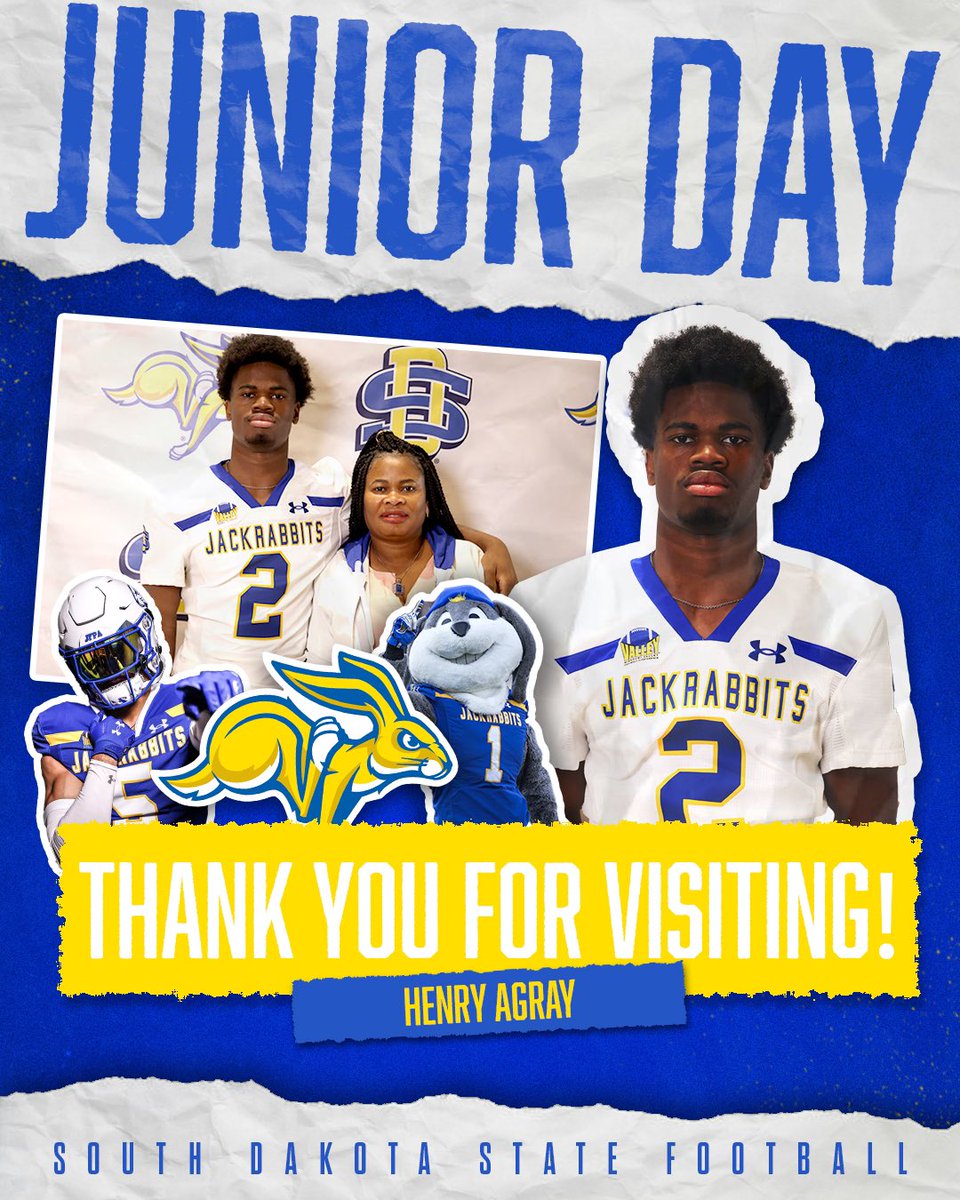Henry Agray (@henryagray37223) on Twitter photo Thank you to <a href="/Coach_D_Coop/">Deontae Cooper</a> and <a href="/CoachDtjackson/">Dan Jackson</a> I had a great time learning about <a href="/GoJacksFB/">SDSU Football</a> <a href="/FSHSFootball/">Fargo South Football</a> Thank you to <a href="/Coach_D_Coop/">Deontae Cooper</a> and <a href="/CoachDtjackson/">Dan Jackson</a> I had a great time learning about <a href="/GoJacksFB/">SDSU Football</a> <a href="/FSHSFootball/">Fargo South Football</a>