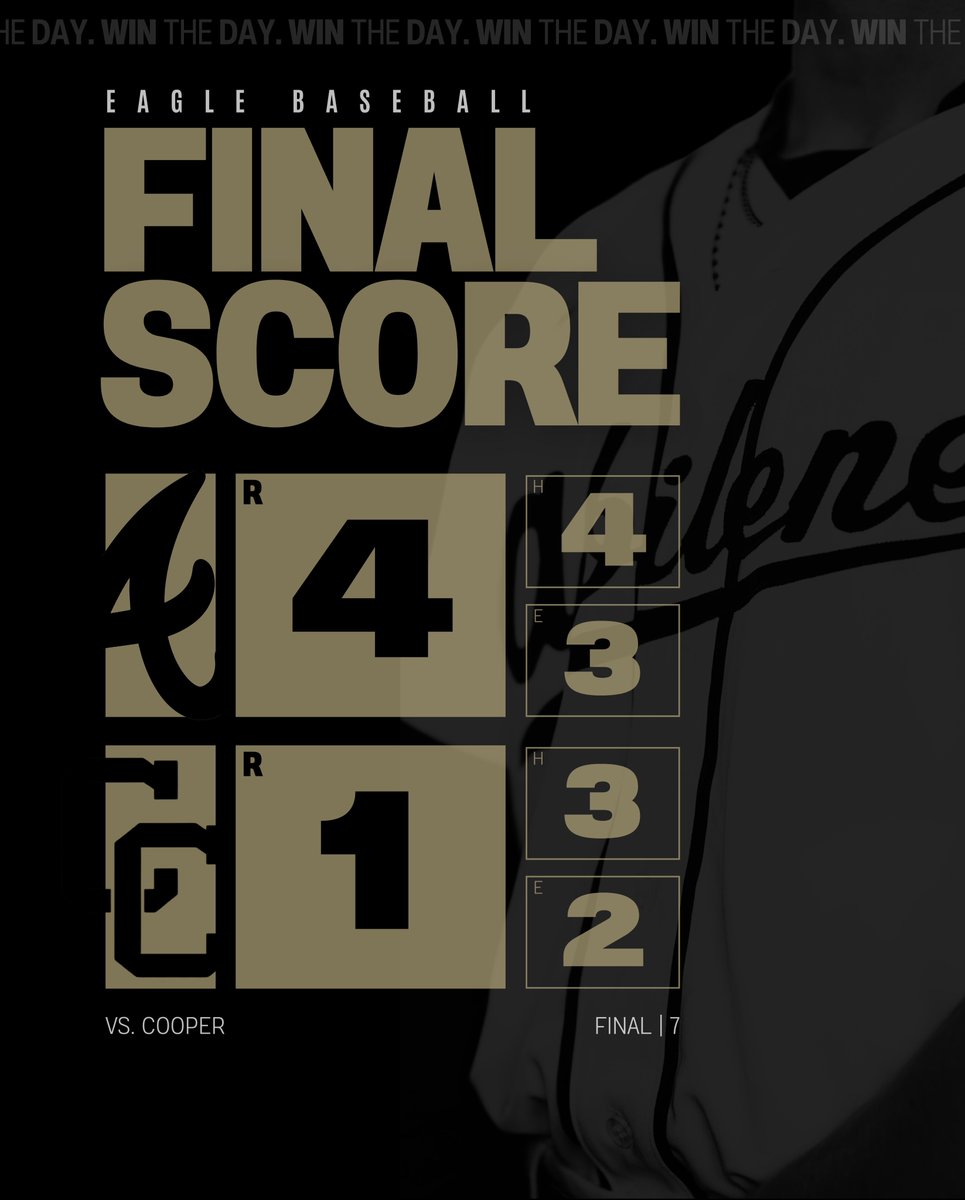 Win The Day.

#WTD | #EagleBaseball⚾️