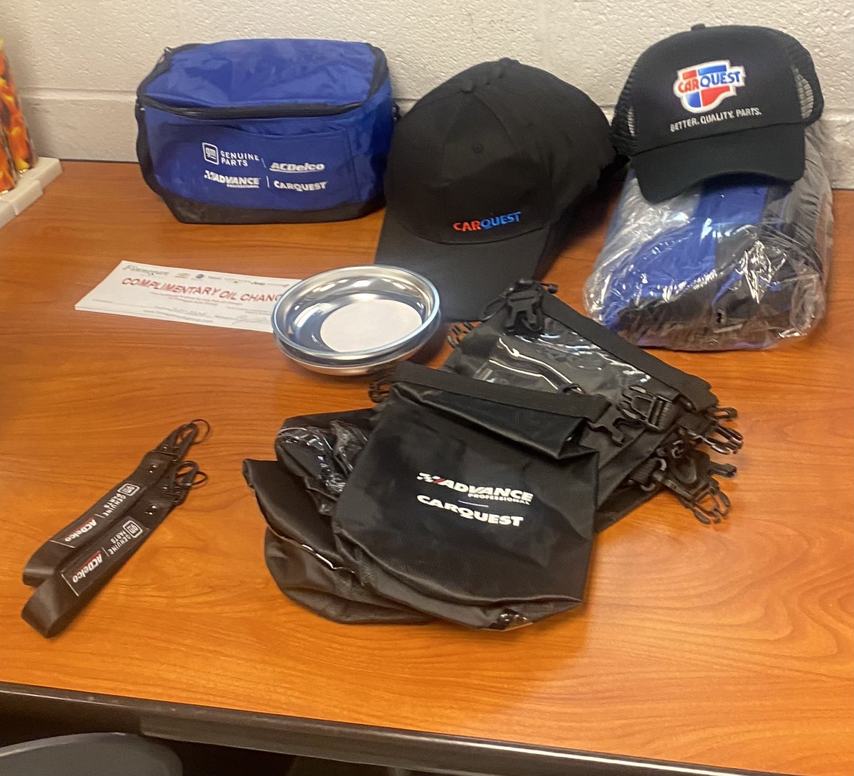 Shhh! LCISD Auto Fest car show participants here’s a sneak peek.
Take a look at some of the goodies we will give away supplied by our sponsors!