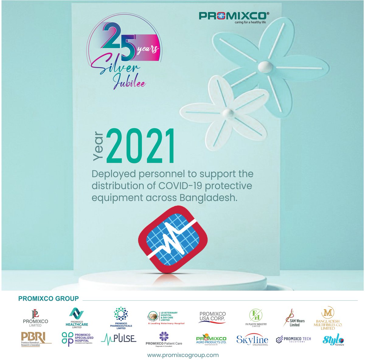 promixco_group's tweet photo. Year 2021 - Deployed personnel to support the distribution of COVID-19 protective equipment across Bangladesh.

#StaySafe #COVID19Response #Bangladesh #StrongerTogether https://t.co/kb1JcZeso2