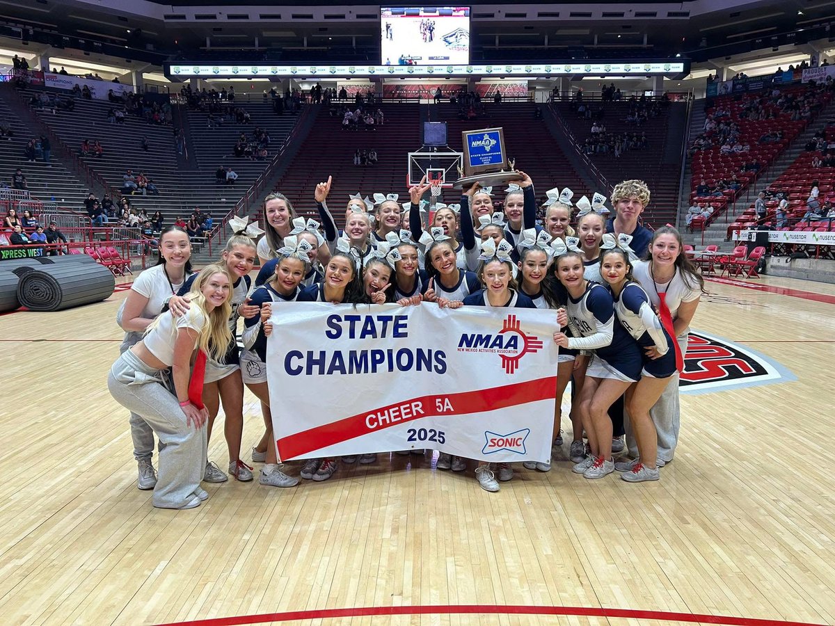Congrats to the La Cueva Bears Cheer team for winning the 5A Cheer Championship!