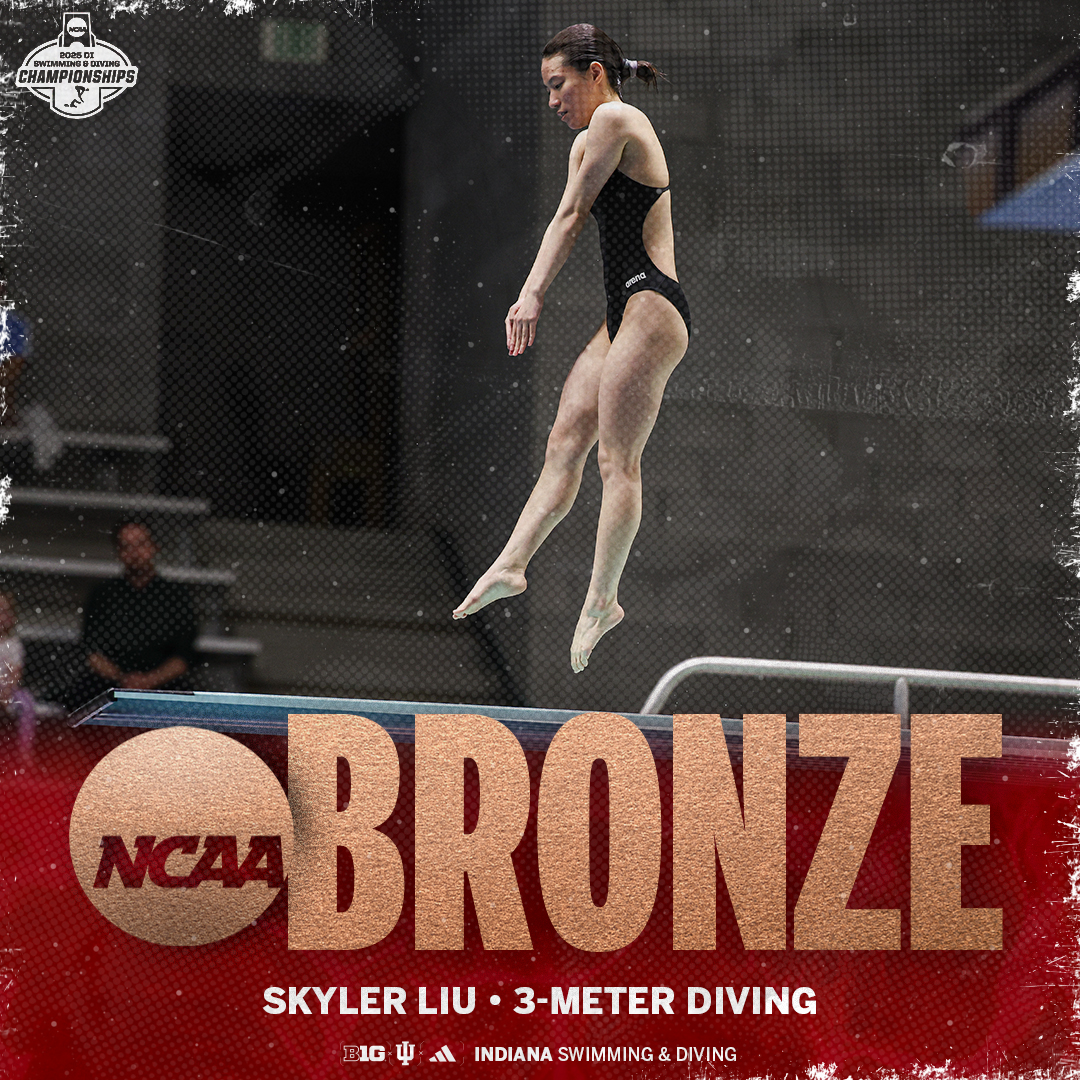 BIG TEN CHAMPION. NCAA MEDALIST!  

Skyler stuns on springboard.