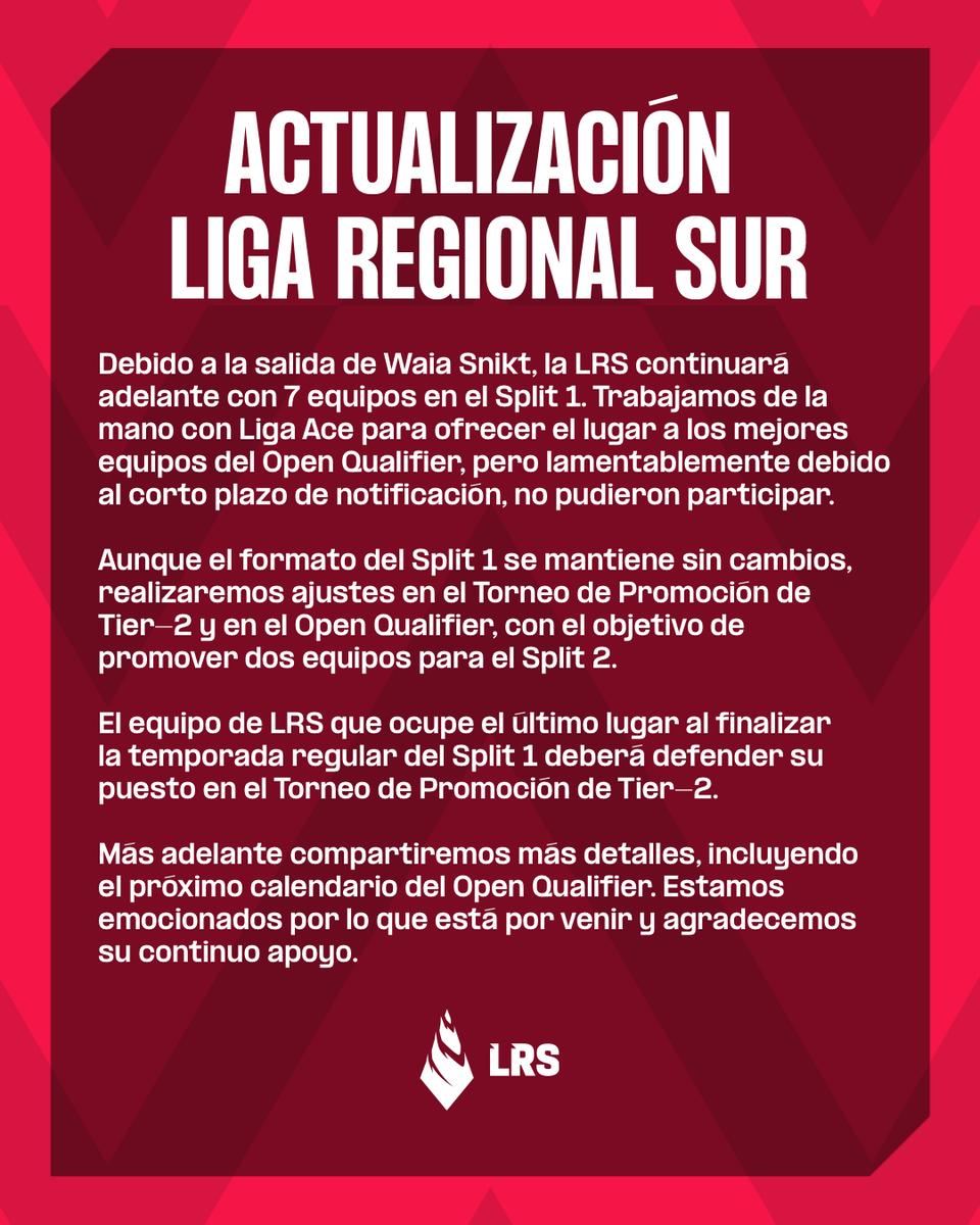 LoL Esports Latinoamérica tweet media