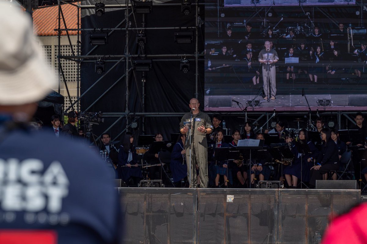 在沖米空軍嘉手納基地 (@kadenaairbase_j) on Twitter photo なんて素晴らしい音楽の祭典でしょうか!🎺🎷
中学生のブラスバンドイベントが終了しました。ご参加いただき、本当に感謝しています。
アメリカフェスト 2025にお越しいただき、生のブラスパフォーマンスを披露していただき、ありがとうございました!!🇺🇸
#AmericaFest25 #アメリカフェスト25 なんて素晴らしい音楽の祭典でしょうか!🎺🎷
中学生のブラスバンドイベントが終了しました。ご参加いただき、本当に感謝しています。
アメリカフェスト 2025にお越しいただき、生のブラスパフォーマンスを披露していただき、ありがとうございました!!🇺🇸
#AmericaFest25 #アメリカフェスト25