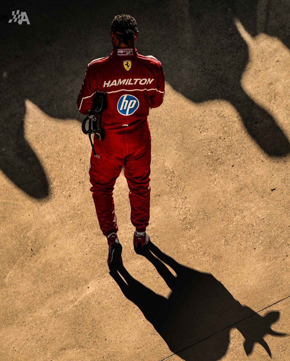 autosport's tweet image. Lewis Hamilton winning Ferrari their first ever F1 sprint race in his first sprint race for the team...

GOAT behaviour 🐐