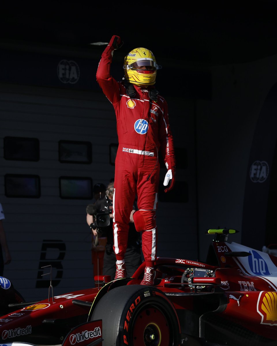 LEWIS HAMILTON WINS THE CHINESE SPRINT!!!

HIS FIRST WIN FOR FERRARI!!

HIS FIRST EVER SPRINT WIN!!!

FERRARI’S FIRST EVER SPRINT WIN!!!