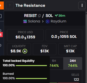 That's what you want to see.

FREE.

FAIR.

The Resistance.