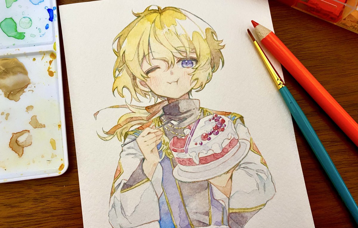「アリエスさんの一次創作キャラをまた描かせていただいたのですが、こちらフリーゲーム」|あずましろのイラスト