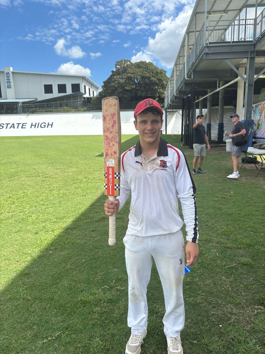 9A | GT 5/170 (McLaughlin 66*, Bacalakis 40) def State High 10/110 (Thompson 3/8 off 6, Bacalakis 3/27, Martin 2/10). 

A great win from the 9A’s showing good improvement in every facet of the game. 🔴⚫️🏏