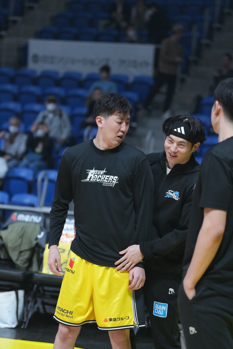 susanoo_m's tweet photo. ◤◢◤AWAY SR渋谷戦 GAME1 ◢◤◢

#安藤誓哉✖️#阿部諒
#谷口大智✖️#阿部諒

#島根スサノオマジック
#サンロッカーズ渋谷 https://t.co/CTH3rARGVG