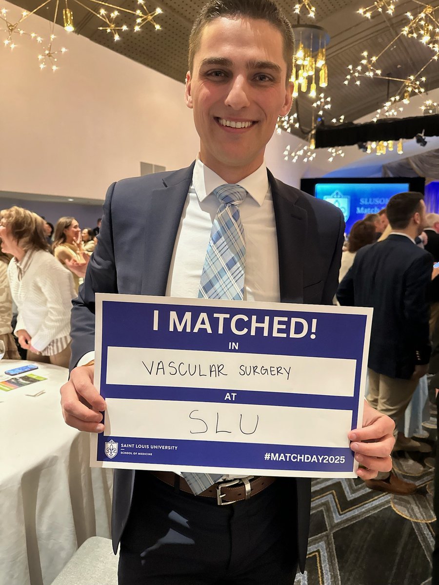 Nicholas Schaper (@schapernj) on Twitter photo Incredibly excited and fortunate to have matched at Saint Louis University for Vascular Surgery! Excited to see where the next 5 years take us! <a href="/SLUVascular/">Saint Louis University Vascular Surgery</a> Incredibly excited and fortunate to have matched at Saint Louis University for Vascular Surgery! Excited to see where the next 5 years take us! <a href="/SLUVascular/">Saint Louis University Vascular Surgery</a>