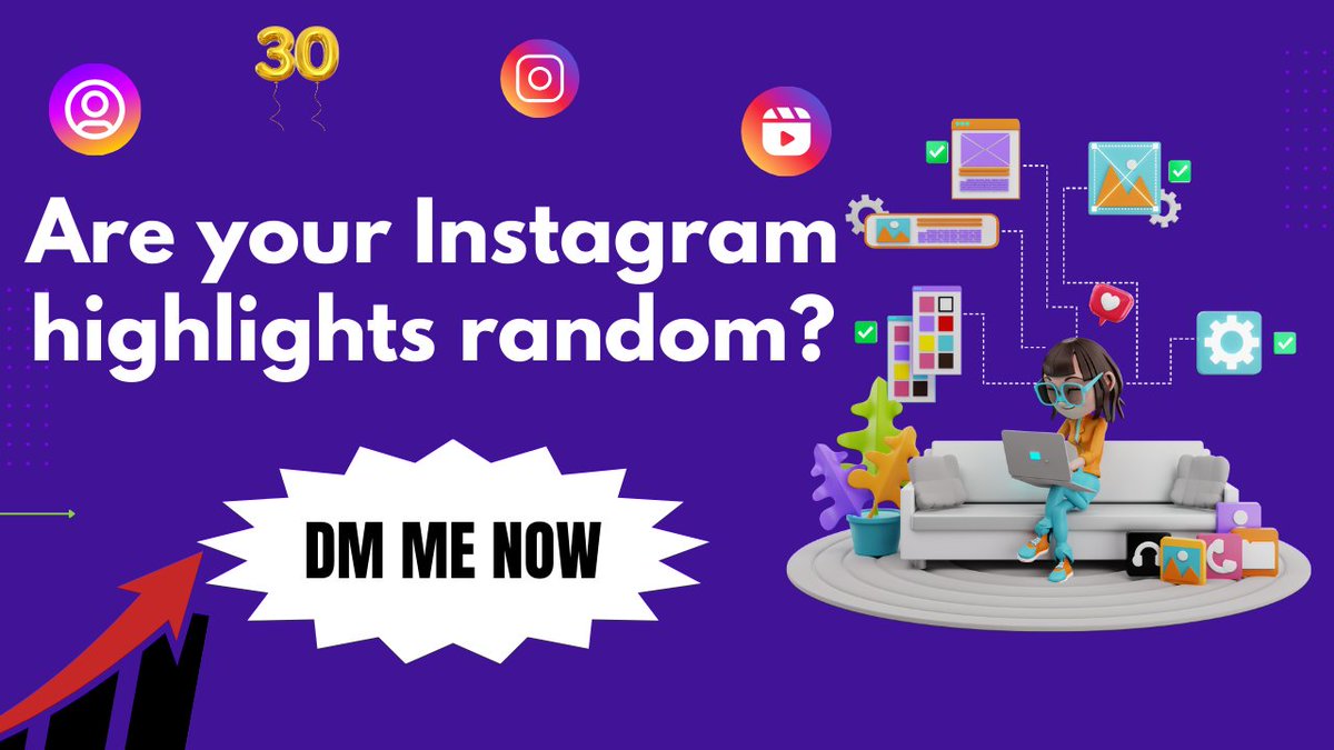 💡Are your Instagram highlights random?

What I did:
👉 Highlighted important categories!
👉 Set highlight adjustment cover photo. 
👉Chose the correct name for the highligh
 ✨The profile is more professional.

💶Do you want to fix Instagram highlights?
DM ME NOW
#SocialMediaTip