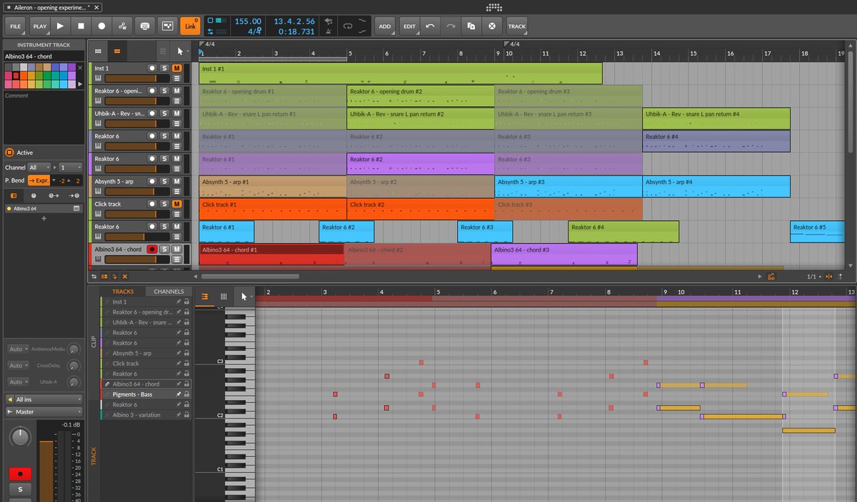 Aileron - new music I'm working on. 
This  year poses to be a year for music creation. One, I am still working on  the new album but between albums, I released, first in 2014 (Implode)  2019 ***Nova***, - Blue Lights  and now Aileron.