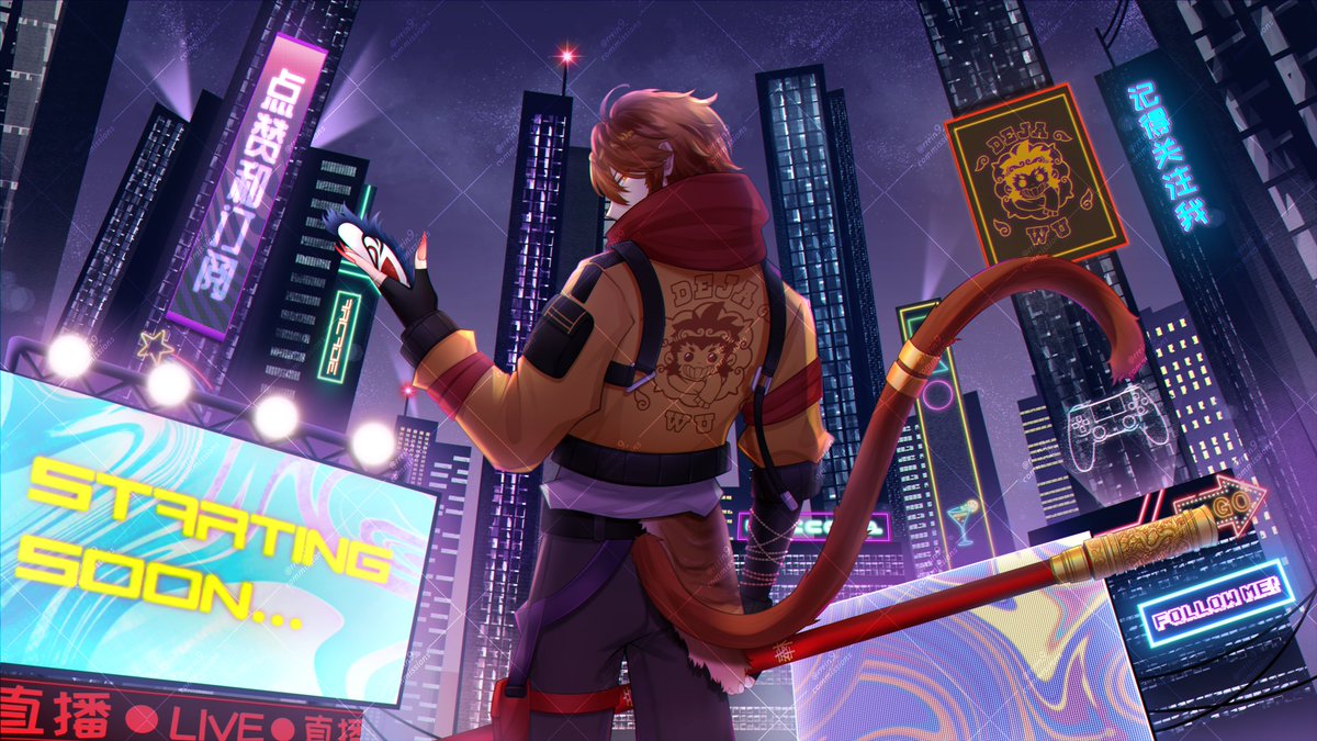 rrein9_'s tweet photo. 🐒 @DejaWukong 's 2.0 Starting Stream Illustration ✨
🎨: @rrein9_
Live2D Commissions Info :
👉https://t.co/TsTHNK4NDq
Comms Available on VGen :
👉https://t.co/tl7jwrF45u
#DejaWu #Vtubers #VTuberUprising #VtuberID #ENVtuber #VtuberDebut #StartingStream #VGenComm #Showcase https://t.co/K54Uk0CdSl