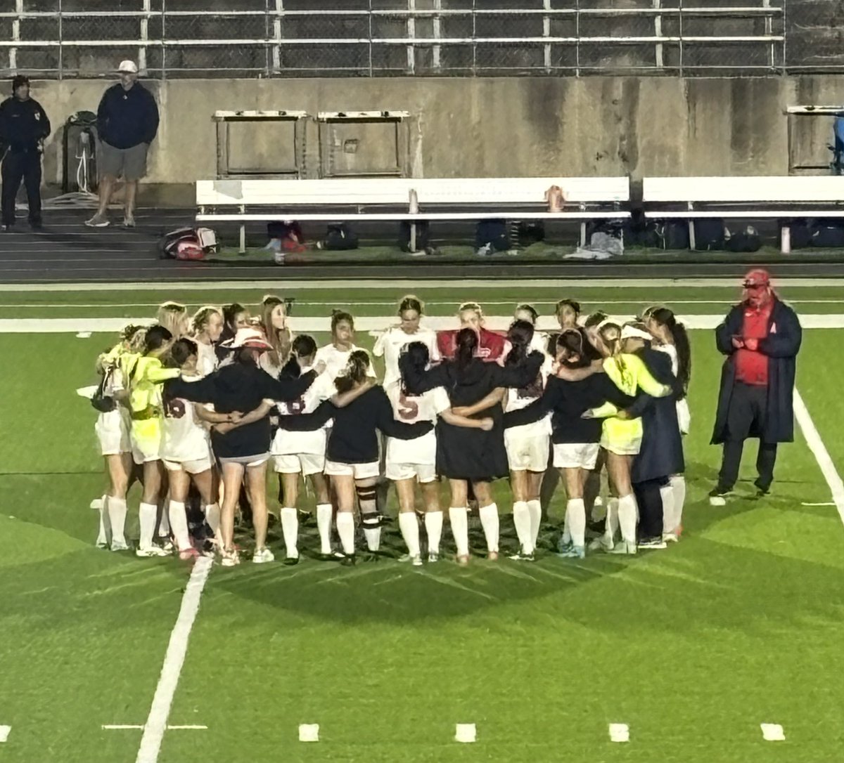 Lady Eagles Soccer (@dhsladysoccer) on Twitter photo Not how it’s supposed to end tonight, but that is soccer!
A hard fought game ended in a 0-1 loss. Thanks to all the fans and parents for all the support this year. Thanks to the seniors for their 4 years of service!
<a href="/DawsonHighSchl/">Dawson Eagles</a> <a href="/50_50Pod/">The 50/50 Podcast ⚽️🎙</a> <a href="/LethalSoccer/">Coach Duque</a> <a href="/tascosoccer/">TASCO</a> Not how it’s supposed to end tonight, but that is soccer!
A hard fought game ended in a 0-1 loss. Thanks to all the fans and parents for all the support this year. Thanks to the seniors for their 4 years of service!
<a href="/DawsonHighSchl/">Dawson Eagles</a> <a href="/50_50Pod/">The 50/50 Podcast ⚽️🎙</a> <a href="/LethalSoccer/">Coach Duque</a> <a href="/tascosoccer/">TASCO</a>