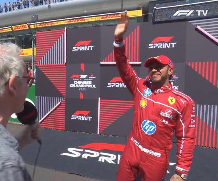 fiagirly's tweet photo. #ChineseGP 🇨🇳 | Lewis Hamilton post-sprint: 

“Today, I woke up feeling great today, it’s beautiful here in Shanghai. We have this amazing crowd!”

“I really do feel that a lot of people underestimated the steep climb it is to climb and get into a new team, to become acclimated within the team. The amount of critics and people I’ve heard yapping along the way, clearly not understanding – and unaware.”

“It felt great to come here and feel comfortable in the car cause in Melbourne I really didn’t feel comfortable in the car. It felt great today!”