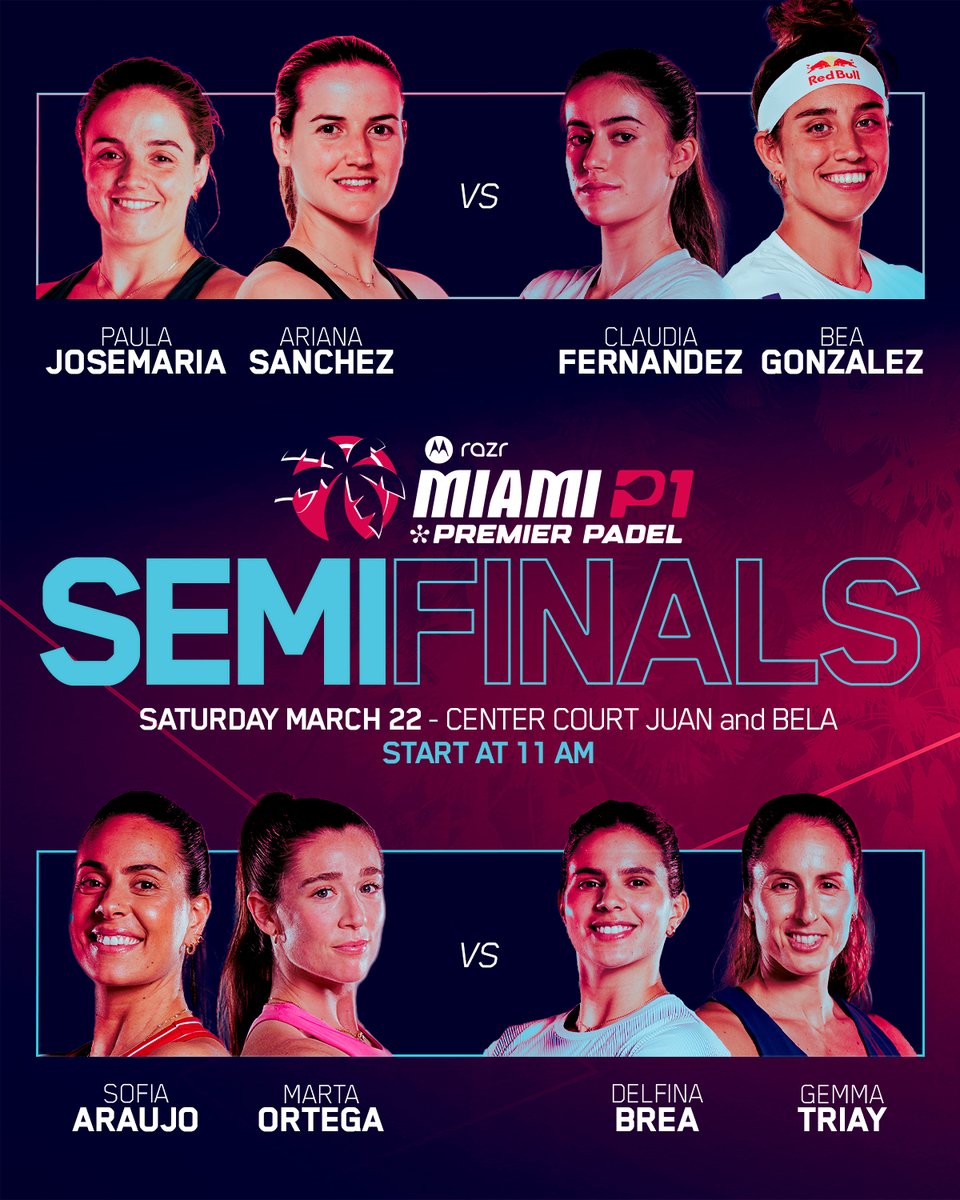 Miami Premier Padel P1 tweet media