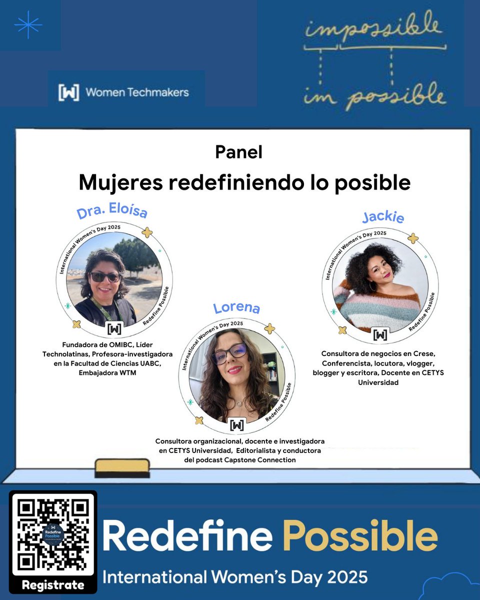 Un honor compartir este panel con mujeres maravillosas en el evento del #IWD2025 de <a href="/WTM_MX/">Women Techmakers México</a> Tijuana.