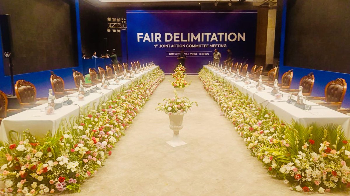 Stage set for #FairDelimitation meeting at 10 am today