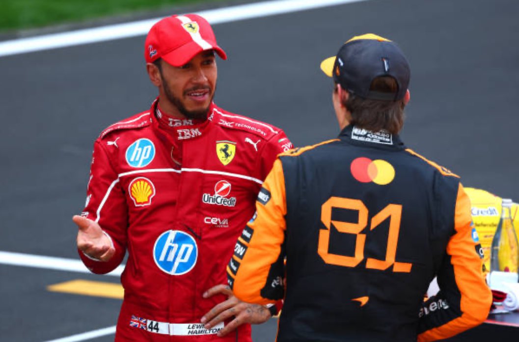 oscarpiastri81's tweet photo. From battling for P9 last week to securing P1 and P2 in today’s sprint. What a difference a week makes. https://t.co/mXOWjq1ai8