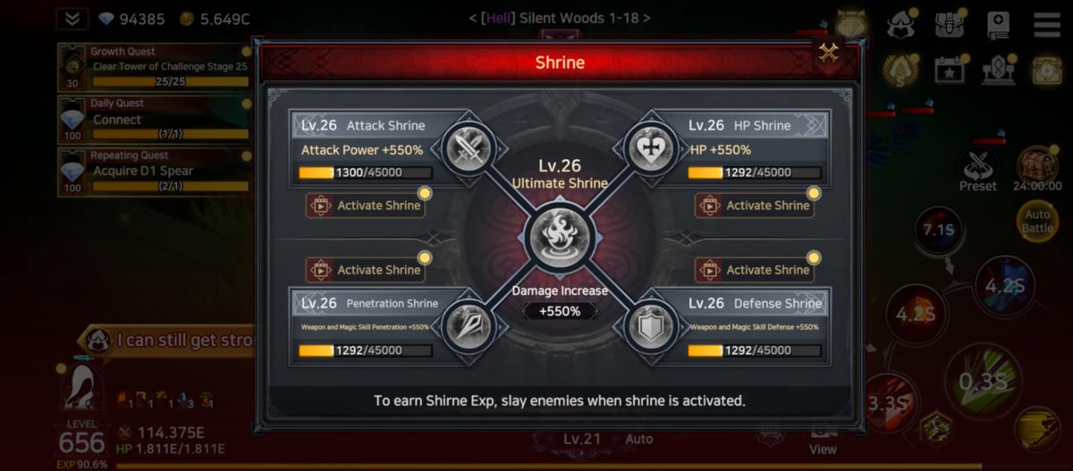 I just completed the YGG GAP S9 Unholy Shrine Quest. It's easy to achieve the goal because the game is idle.
<a href="/YieldGuild/">Yield Guild Games</a> <a href="/immortalrising2/">Immortal Rising 2</a>