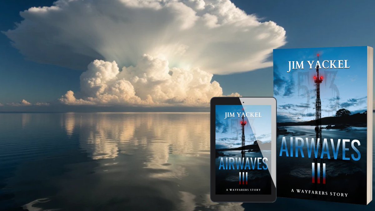 jim_yackel's tweet image. ☢️ A nuclear mushroom cloud—NOT at Nevada Test Site! What’s the story? Uncover it in Airwaves Three! 📖 #Kindle #Print
Get it: amazon.com/dp/B0F23QYLNV
#Dystopian #Suspense #BookBoost #IARTG