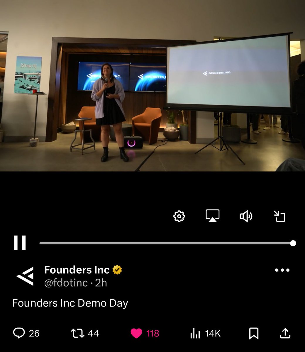 Galien.eth (@galienmuhindo) on Twitter photo Been locked into <a href="/fdotinc/">Founders Inc</a>’s demos since the jump. All I’ll say is—I’ll be revisiting this post. Been locked into <a href="/fdotinc/">Founders Inc</a>’s demos since the jump. All I’ll say is—I’ll be revisiting this post.