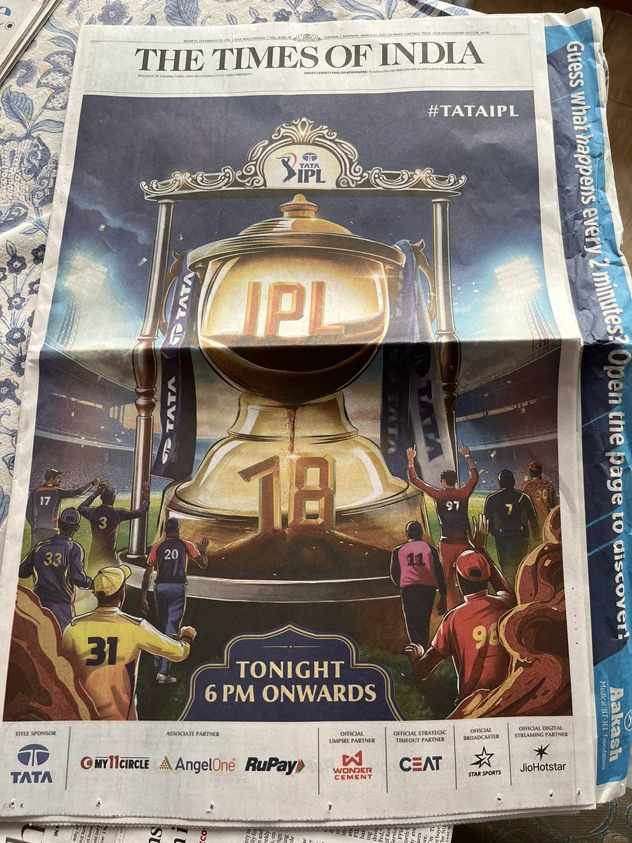 Rightiooooo… it’s all goooo! 🙌🤸🏽🚀😆👏 #IPL2025