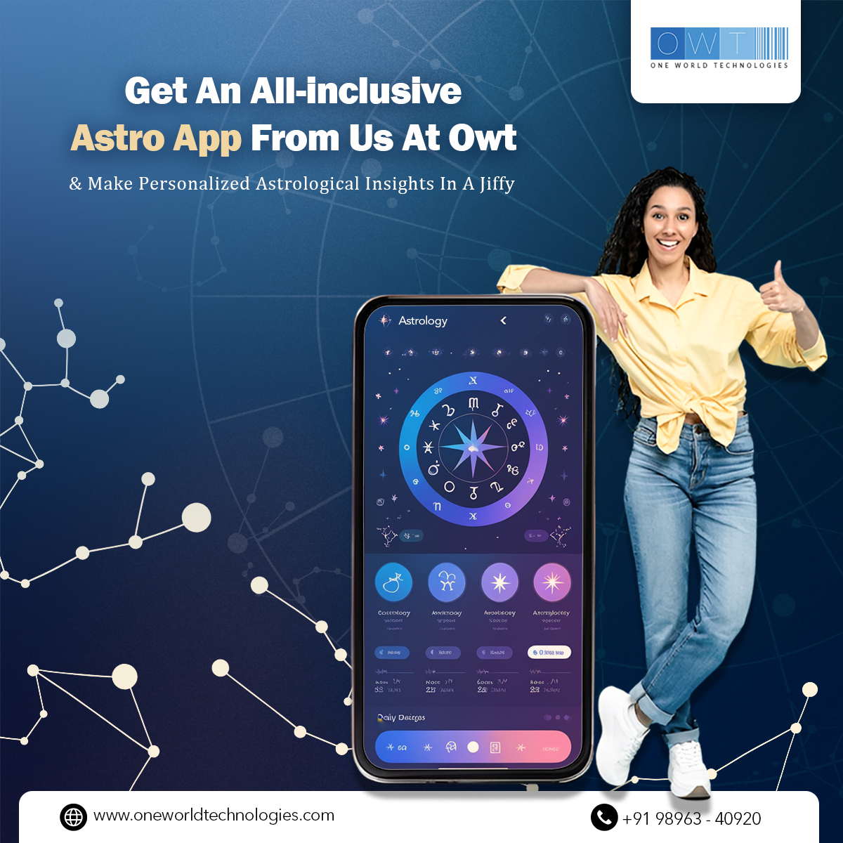 owtindia's tweet image. OWT offers astrology app development services. Get a beautifully designed  &amp;amp; easy-to-use Astro app &amp;amp; quickly excel in Astrology.

Contact Us:👇
📞 +919896340920 
📧 info@oneworldtechnologies.com
🌐 oneworldtechnologies.com/how-to-choose-…

#AstrologyApp #AppDevelopment  #AppDevelopmentServices