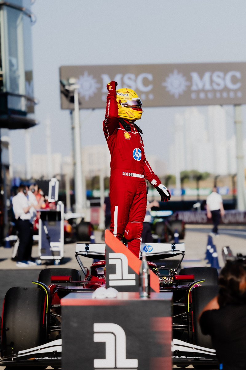 If I’d woken up and seen this picture, I’d have sworn this was AI work! So proud, Sir <a href="/LewisHamilton/">Lewis Hamilton</a>!