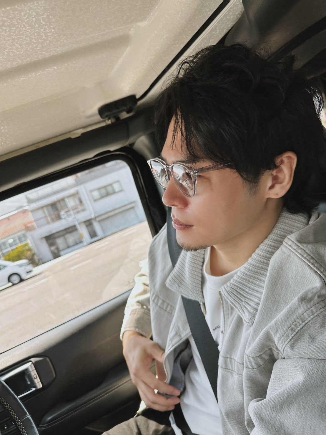 YUSUKE HAGIWARA クリア×グレー　サングラス 萩原裕介 YUSUKE HAGIWARA サングラス ブレイキングダウン 萩原裕介