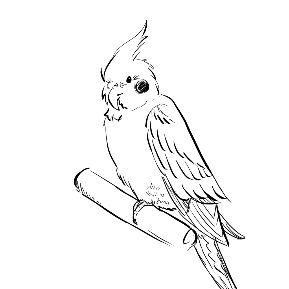 The__Birdhouse's tweet photo. We're excited to announce both winners of our most recent art competition, which were @curameng_james to the left, and @spooky_birbs (instagram) to the right!

Thank you both for participating! The prompt was "Your Pet!" https://t.co/Ic7Q4gPckk