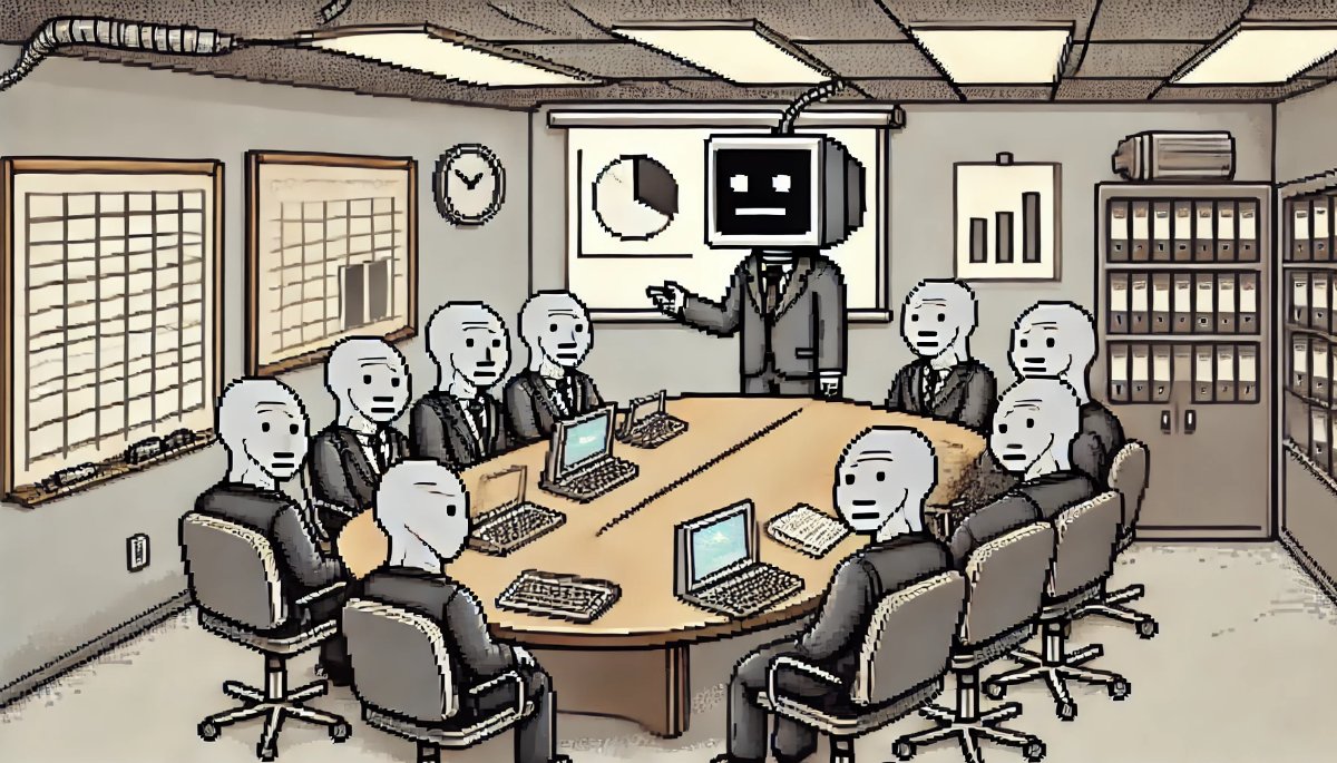 "Come one Synthie .. not long now .. It's base season soon .." 

#CLANKER 
#NPC
#BANKR