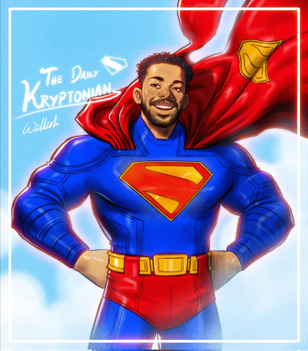 WillishAddo's tweet image. Up Up And Away!🦸🏾♂️🦸🏾♂️🦸🏾♂️ Thoroughly Enjoyed Drawing @TheDailyKrypto As Big Blue, The Kryptonian Himself! Take Us Home, Krypto! COMMISSIONS ARE OPEN💙❤️💛💙 #superman #supermanmovie #superman2025 #dccomics #dccomicssuperheroes #dccomicssuperman #supermancosplay #kryptonian #dcu