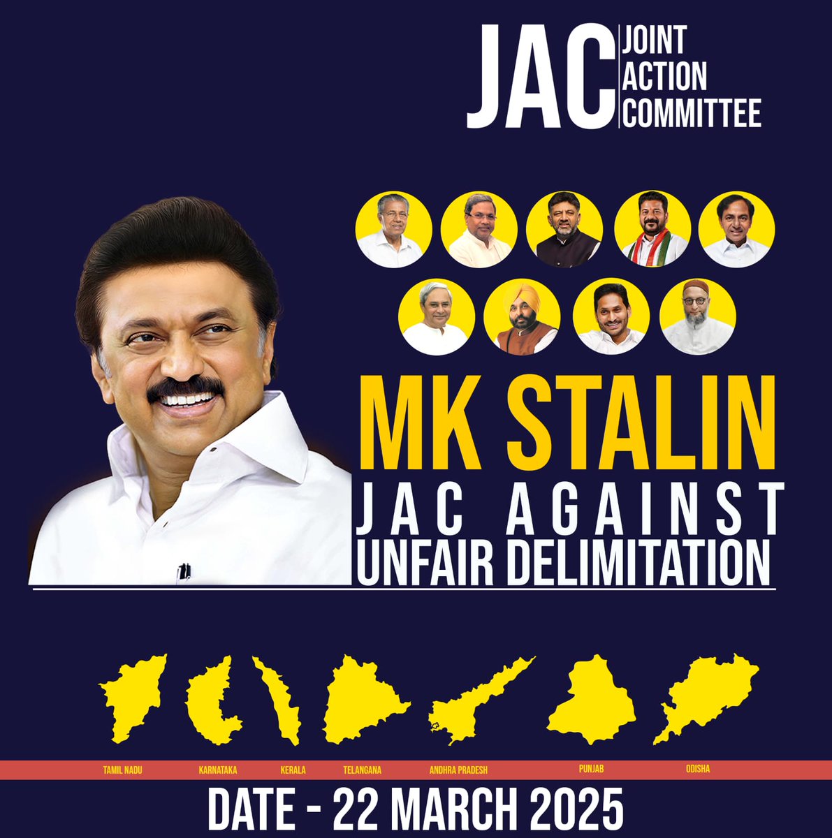mspradeepraj's tweet photo. தமிழ்நாடு போராடும்!! 
தமிழ்நாடு வெல்லும்!!!  

தென்னிந்திய மாநிலங்களின் உரிமைகளைக் காக்க நாம் அனைவரும் ஒன்றிணைந்து போராட உறுதியேற்போம்... 💪

#FairDelimitation https://t.co/GQ87Ha9eEL