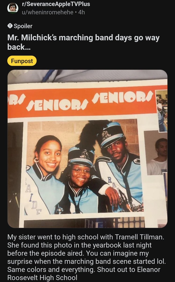 oh i know getting to do this was extra special to him #severance