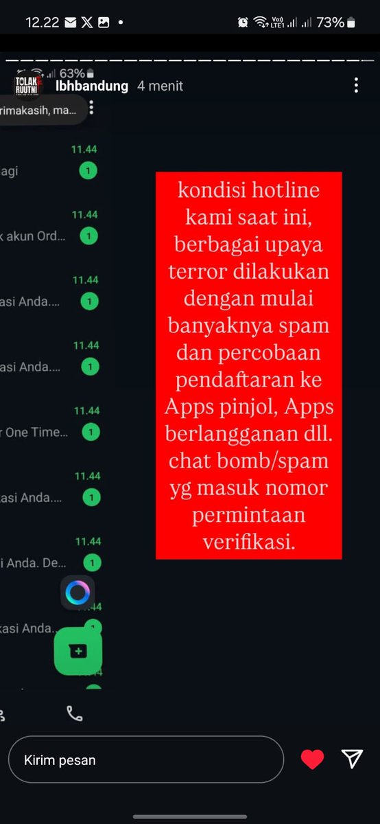 barengwarga's tweet photo. 🚨🚨🚨 ALERTA 🚨🚨🚨 hotline advokasi @LBHBandung @YLBHI di terror dan ada percobaan peretasan! #TolakRevisiUUTNI https://t.co/G8qpCx98Us
