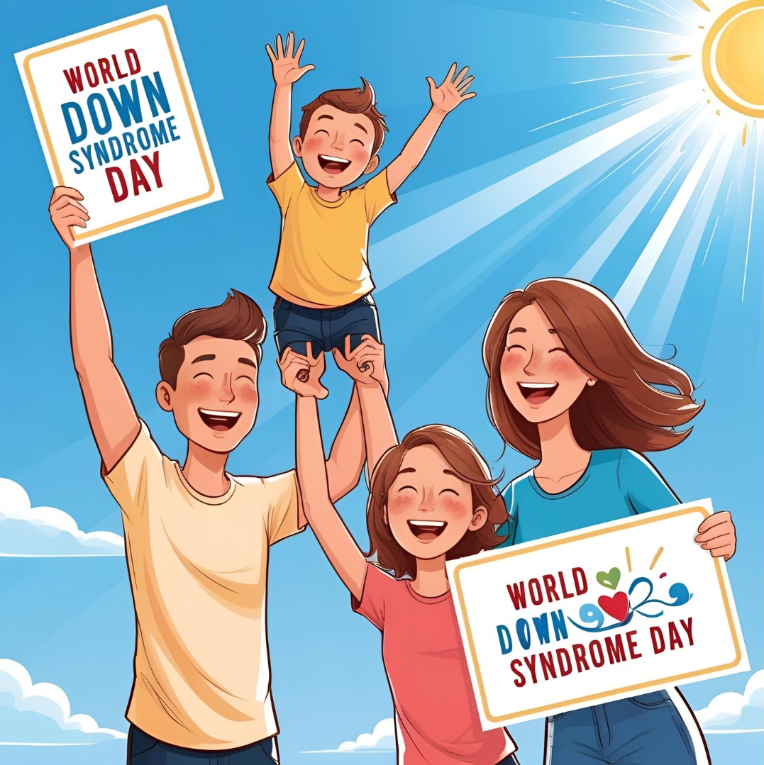 ComfortSolutio4's tweet photo. Happy World Down Syndrome Day! 💙💛 Today, we celebrate the uniqueness &amp; vibrance of individuals w/ Down syndrome! Let's wear our mismatched socks &amp; spread joy, love &amp; acceptance. Together we can make the world a more inclusive place! #WDSD2025 #WorldDownSyndromeDay https://t.co/1JjWM6PUI9