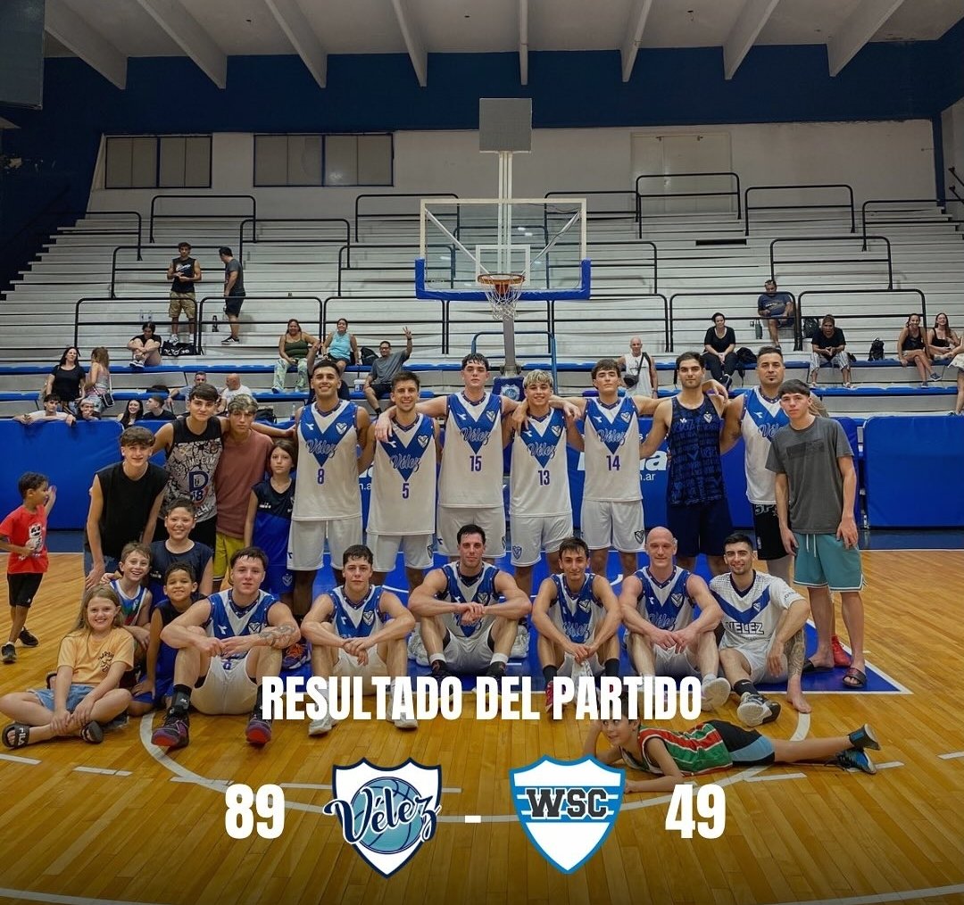 💪🏼 ¡Ganó Vélez!!! 💙 

🏀 Por la Fecha 2️⃣ del Torneo Metropolitano, la Tira A masculina de Básquet de #Vélez se impuso ante Wilde Sporting por 89 a 49 en el Estadio Víctor Barba. 

📊 La Tira A acumula 2 victorias.

🔜 Próxima Fecha visitará a Racing el 26/03.

<a href="/basquetvelez/">Vélez Básquet</a>