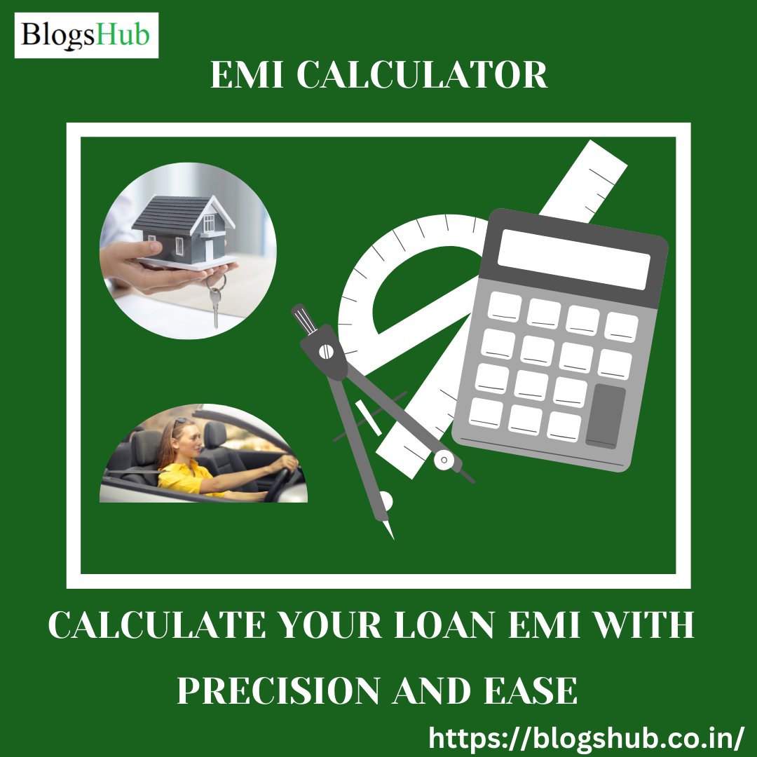 Blogshub1's tweet image. blogshub.co.in/emi-calculator…
EMI Calculator for Car Loan, Home Loan and Personal Loan
#EmiCalculator #onlinecalculator #easyemicalculator #blogshub