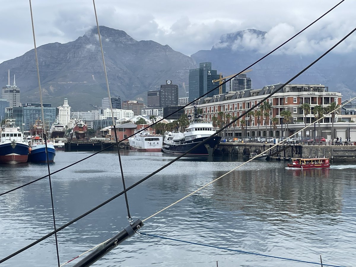 Cape Town layover completed - in the queue for the next stage of the adventure. St Helena here we come!