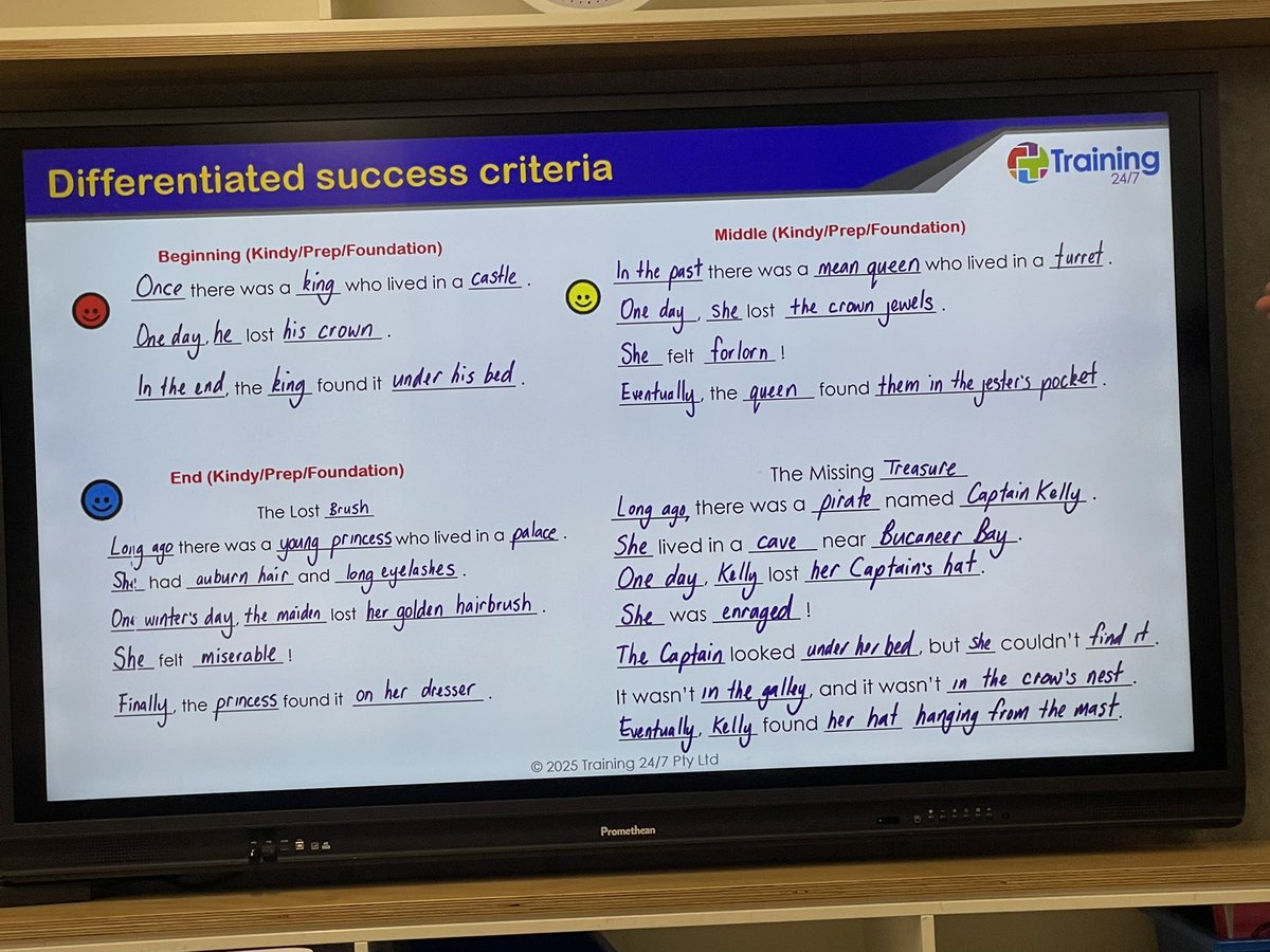 maianhlu's tweet image. Love the explicit steps shown by @JustinCaban_ from @training247au that are systematically built up for all Ss to experience success in writing narratives. Importance of accuracy over quantity. Won the raffle for a subscription to their platform & iPad too. 👏 @SharingBestPrac