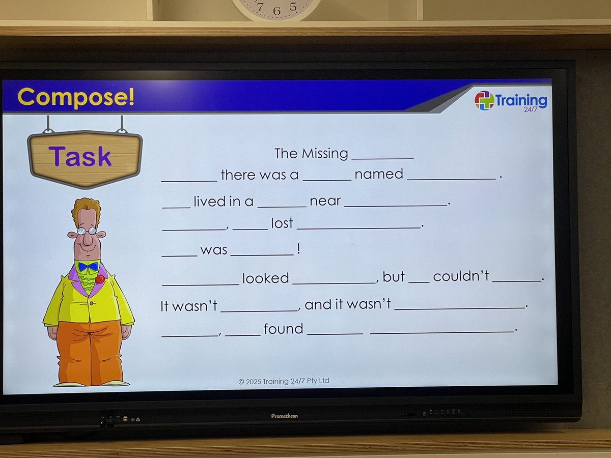 maianhlu's tweet image. Love the explicit steps shown by @JustinCaban_ from @training247au that are systematically built up for all Ss to experience success in writing narratives. Importance of accuracy over quantity. Won the raffle for a subscription to their platform & iPad too. 👏 @SharingBestPrac
